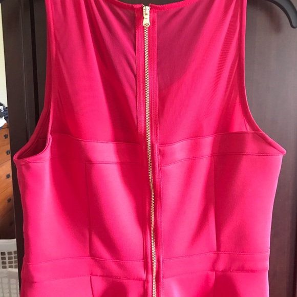 Hot pink cocktail dress - Picture 3 of 4